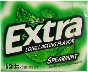 Wrigley's Extra Spearmint 15 Sticks