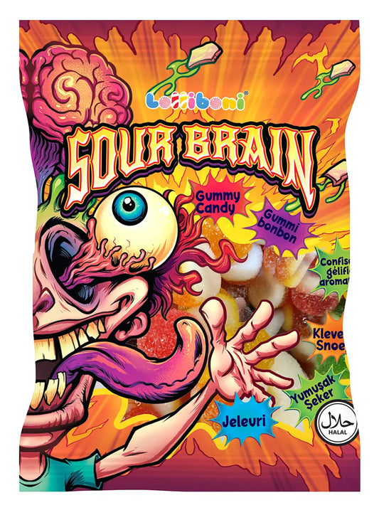 Lolliboni - Sour Brain Jelly 80 Gram