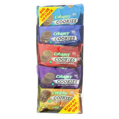 Cremige Kekse, 10er-Packung, 10 x 31 Gramm