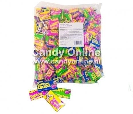 Tattoo Kauwgom 400 Stuks