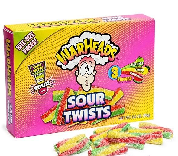Warheads Sour Twist Videobox 99 Gram