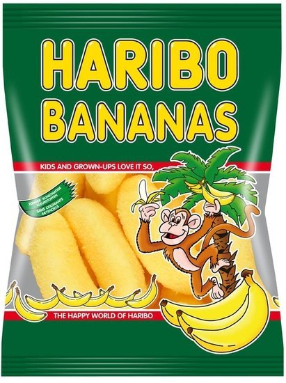 Haribo Bananen 70 Gram 28 Stuks