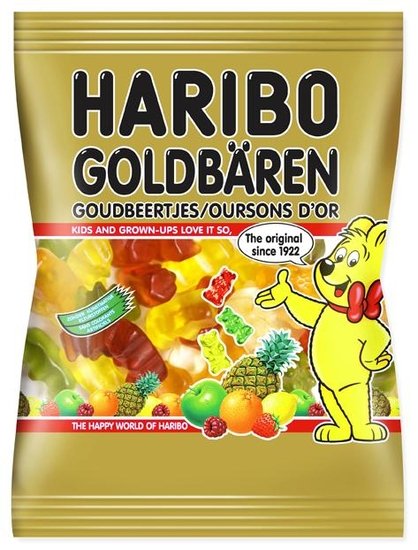 Haribo Goudbeertjes 75 Gram 28 Stuks
