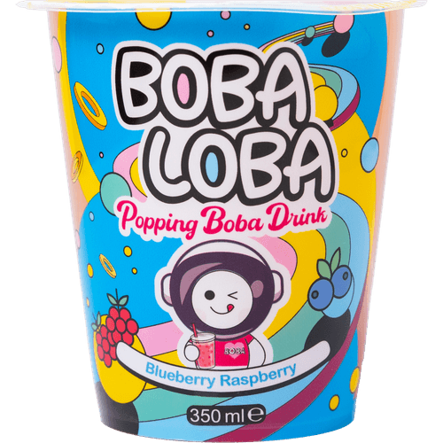 Thé aux perles Boba Loba - Framboise bleue 350 ml