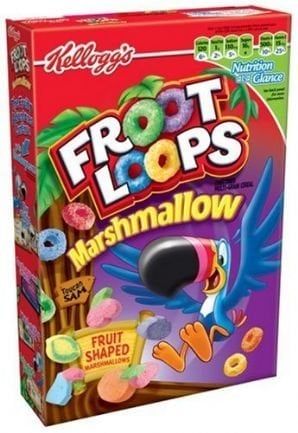 Kellogg's Froot Loops Cereal With Marshmallows 297 Gram