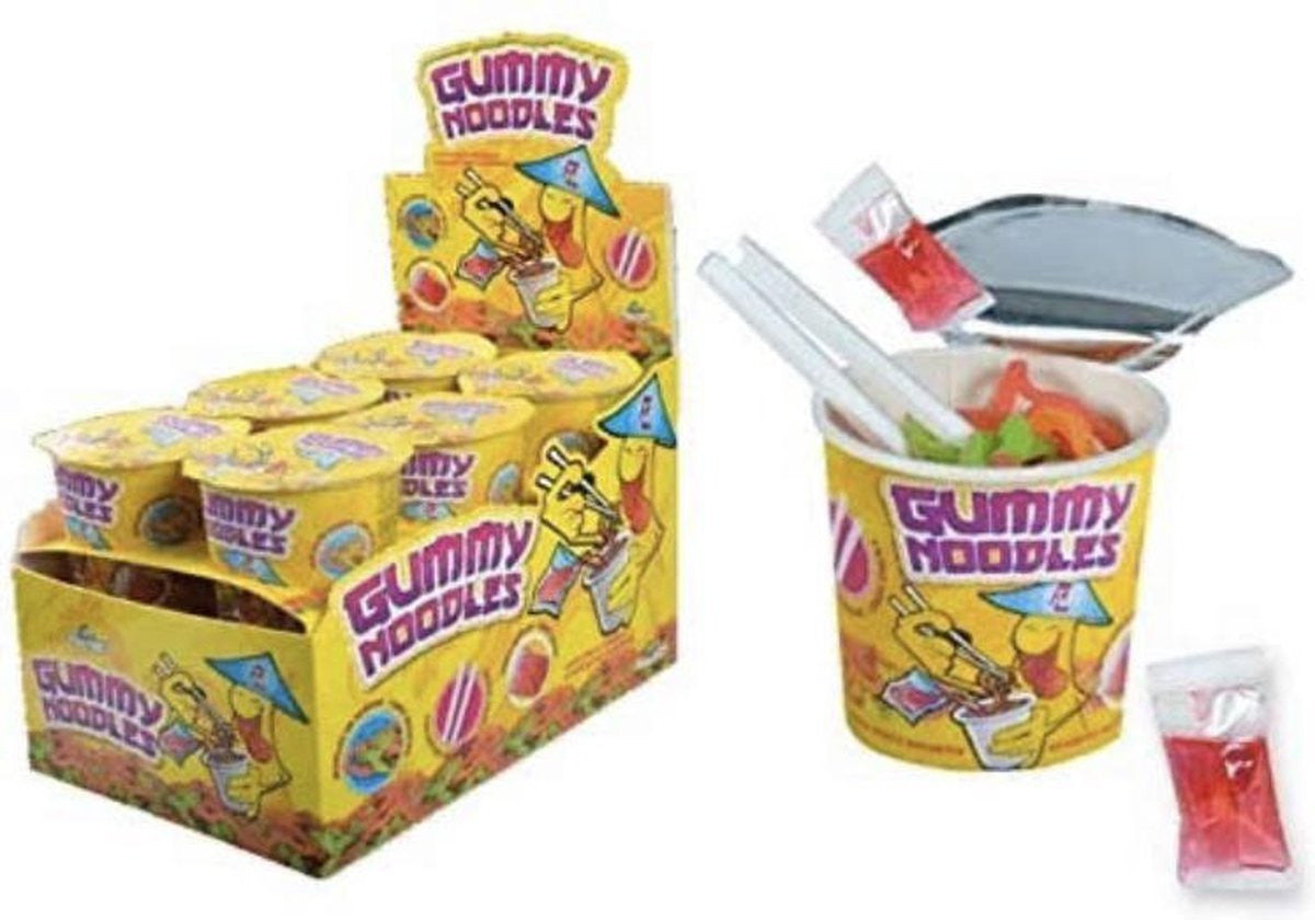 Gummy Noodles 63 Gram 12 Stuks