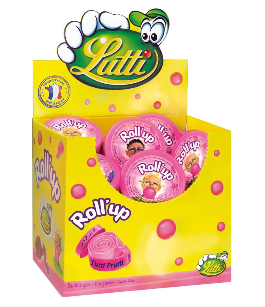 Lutti - Roll Up Fruit 29 Gram 24 Pieces