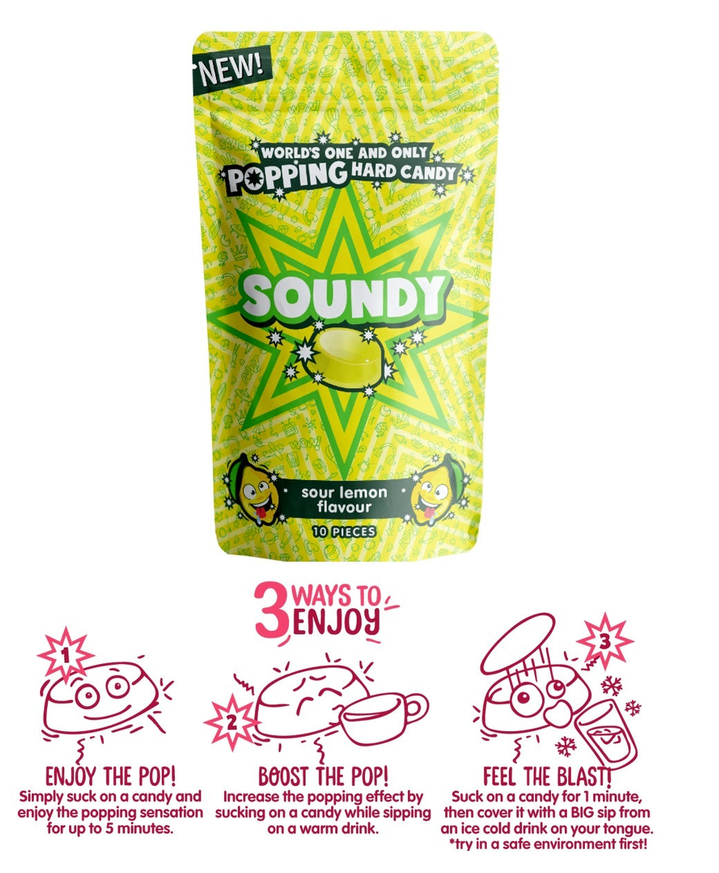 Soundy Sour Lemon 3 Gram (Hype van 2023)