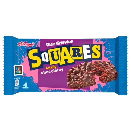 Kelloggs - Rice Krispies Squares Totally Chocolatey 144 Gram