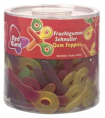 Red Band Silo Winegum Sleutels 100 Stuks 1200 Gram
