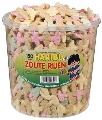 haribo zoute rijen, zoute rijen, haribo snoep, bestellen, kopen, online, webwinkel