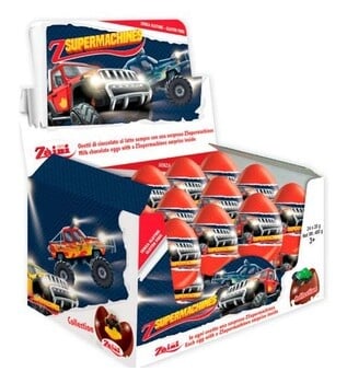 Zaini - Verrassingseieren Supermachines 24 Stuks