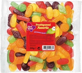 Red Band - Fruit Winegums Assorti 500 Gram