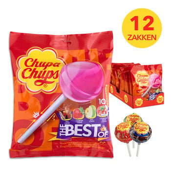 Chupa Chups - Best Off 10 Lollies 12 Pièces
