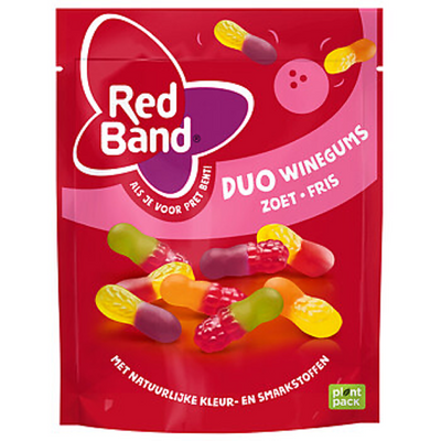 Red Band - Duo Winegums Zoet - Fris 215 Gram