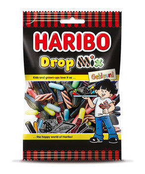 Haribo - Gekleurde Dropsmix 250 Gram 12 Stuks