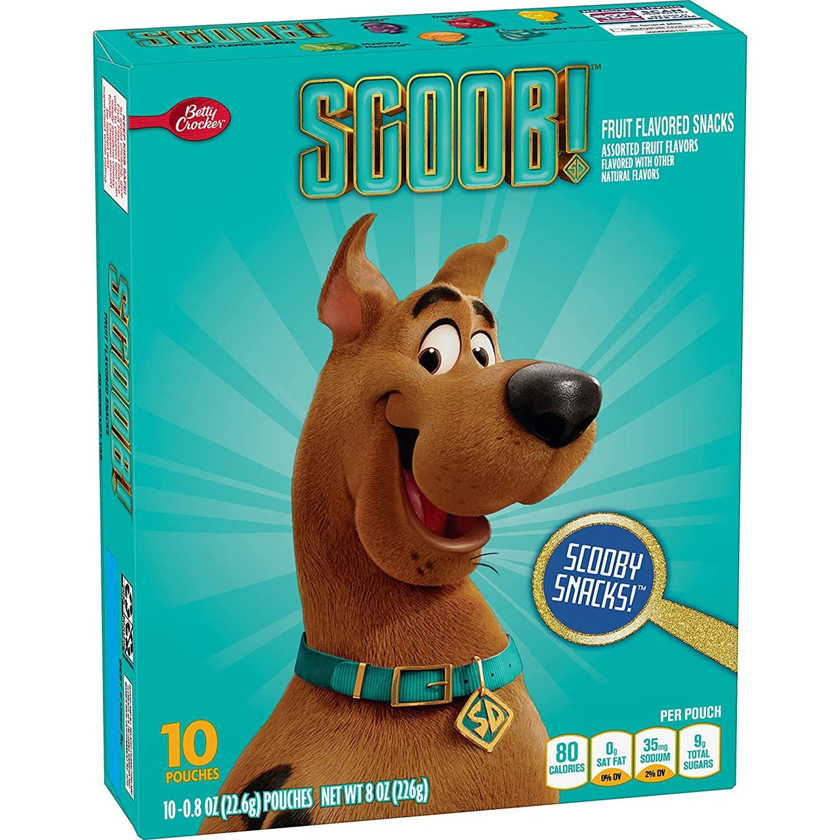 Betty Crocker - Scooby Doo! Fruchtsnacks 226 Gramm