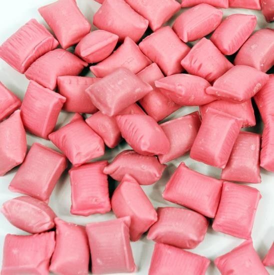 Geboorte Bonbons Kussentjes Roze 200 Gram