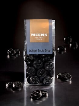 Meenk - Dubbelzoute Liquorice 180 Gram 7 Pieces