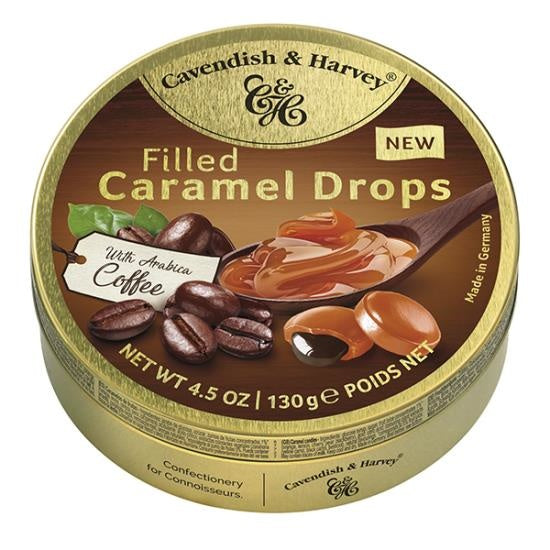 Cavendish & Harvey - Filled Coffee Caramel Drops 130 Gram