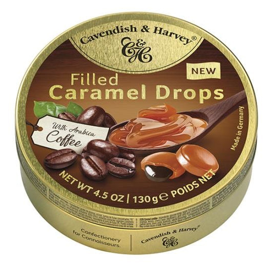 Cavendish & Harvey - Filled Coffee Caramel Drops 130 Gram