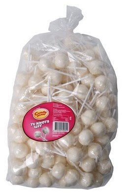Candyman - TV Lollies Witte Chocolade 150 Stuks