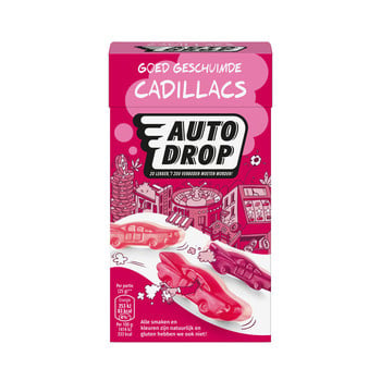 AutoLakritz - Geschuimde Cadillacs 235 Gram 6 Stück
