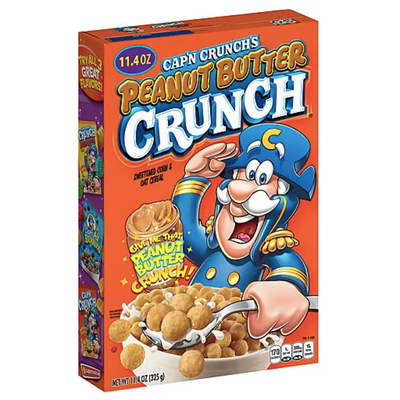 Cap'n Crunch - Erdnussbutter-Müsli 325 Gramm