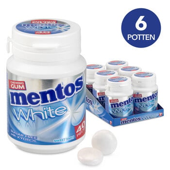 Mentos - White Sweet Mint Gum 6 Stück