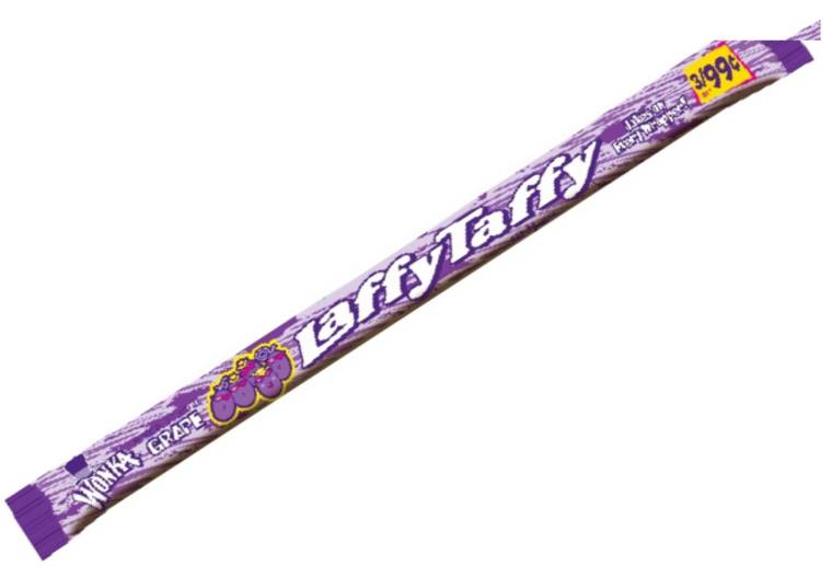 Bonbons Laffy Taffy au raisin Wonka 22,9 grammes
