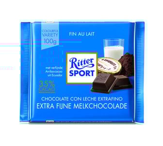 Ritter Sport - Extra Fijne Chocolade 100 Gram