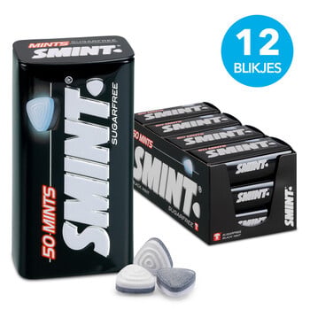 Smint - Blackmint 50 Mints 12 Pieces