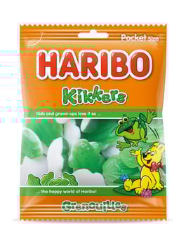 Haribo - Kikkers 75 Gram 28 Stuks