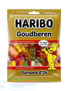 Haribo - Goudbeertjes 75 Gram 28 Stuks