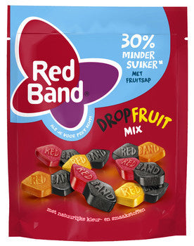 Red Band - Dropfruit Mix  200 Gram 10 Stuks