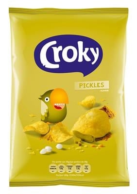 Croky - Chips und Gurken 100 Gramm