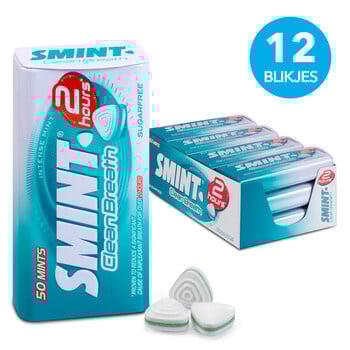 Smint - Clean Breath instensemint 12 Blikjes a 50 Mintjes