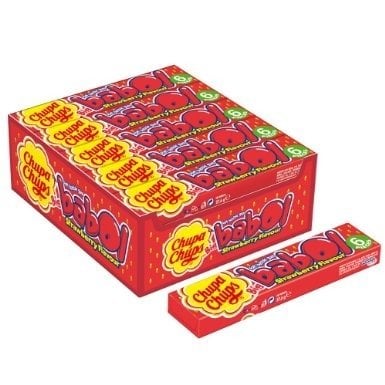 Chupa Chups - Big Babol Strawberry 20 Stuks
