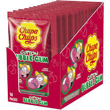 Chupa Chups - Cotton Gum Cherry 14 Stuks
