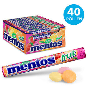 Mentos - Fruit Rol 40 Stuks