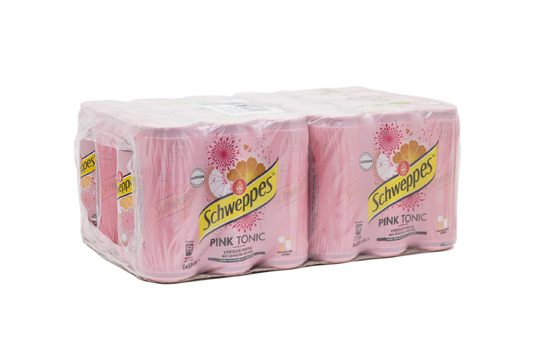 Schweppes - Pink Tonic 330ml 24 Blikjes