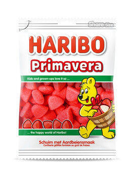 Haribo - Schuimaardbeien 200 Gram 9 Pièces