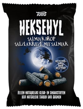Heksehyl - Salmiak Drop 300 Gram 16 Stuks