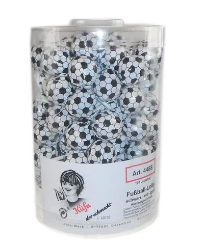 Voetbal Lollies (rond) 8 Stück