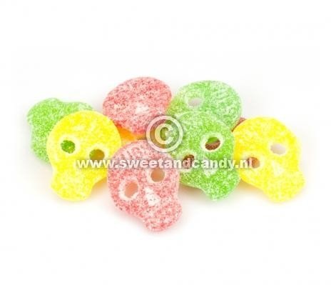 Bubs - Godis Zweedse Zure Fruit Doodskoppen 200 Gram