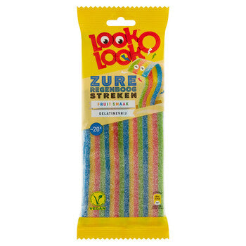 Look O Look - Zure Streken Regenboog 125 Gram 18 Stuks