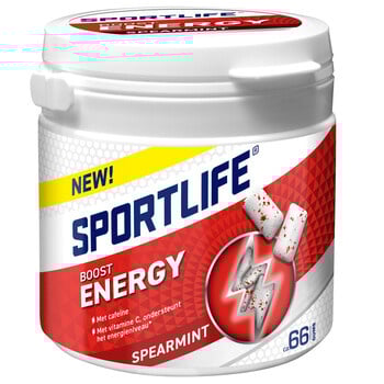 Sportlife - Boost Energy Spearmint 99 Gram 4 Stuks