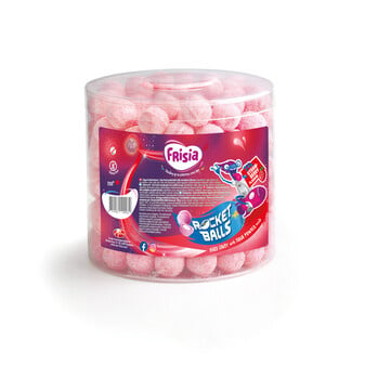 Frisia - Rocket Balls Aardbei 200 Stuks