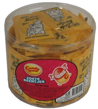 Candyman Zoete Beertjes Salmiak Poeder 70 Stuks