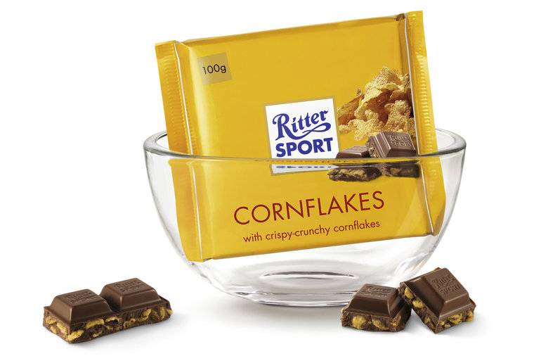 Ritter Sport Knusperflakes Mit Cornflakes 100 Gramm